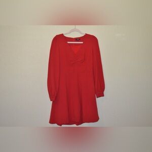 FRNCH Paris Ruby red dress